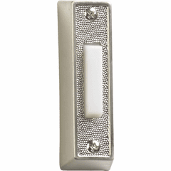 Quorum Plastic Door Door Chime Button - Satin Nickel - 7-101-65