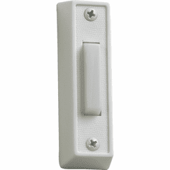 Quorum Plastic Door Door Chime Button - White - 7-101-6
