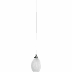Quorum Pod Pendant - Satin Nickel - 1740-165
