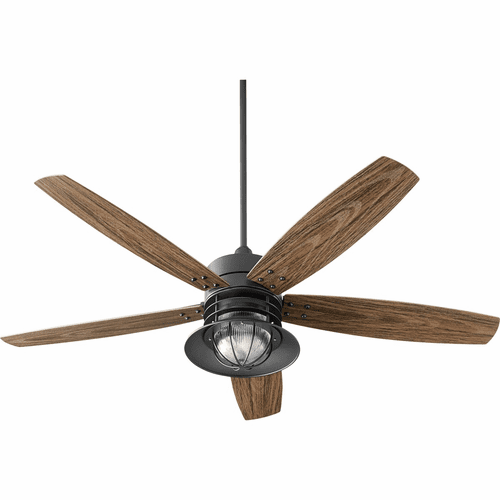 Quorum Portico 60" Patio Fan - Noir - 14605-69