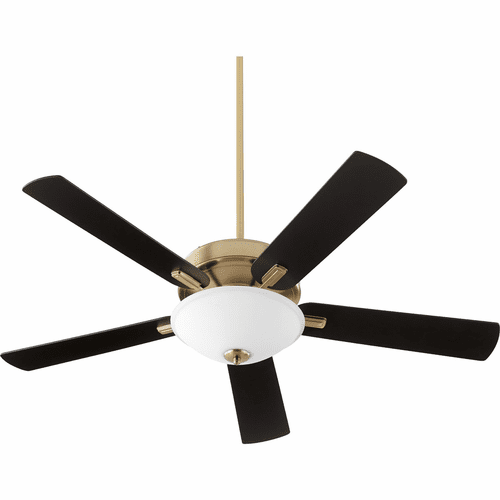 Quorum Premier 52" Uni-Pack Ceiling Fan - Aged Brass - 54525-80