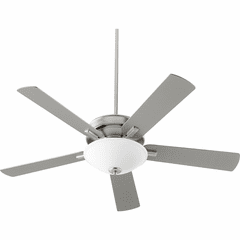 Quorum Premier 52" Uni-Pack Ceiling Fan - Satin Nickel - 54525-65