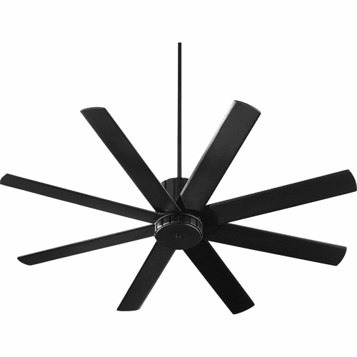 Quorum Proxima 60" 8-Blade Ceiling Fan - Noir - 96608-69