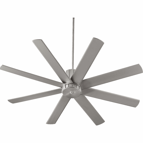 Quorum Proxima 60" 8-Blade Ceiling Fan - Satin Nickel - 96608-65