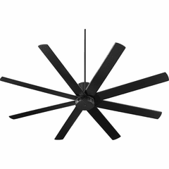 Quorum Proxima 72" 8-Blade Ceiling Fan - Noir - 96728-69