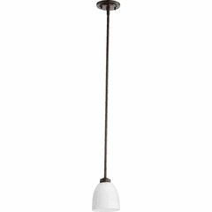 Quorum Reyes 1-LT Mini Pendant - Oiled Bronze - 3060-86