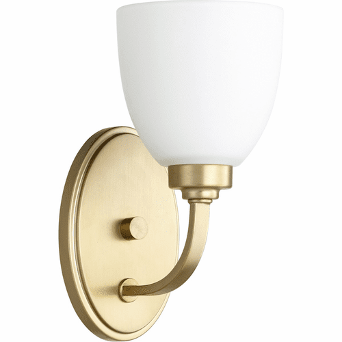 Quorum Reyes 1-LT Wall Mount - Aged Brass - 5560-1-180