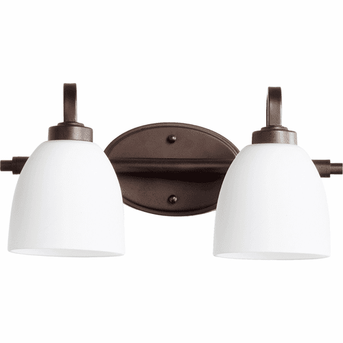 Quorum Reyes 2-LT Vanity - Oiled Bronze - 5060-2-86