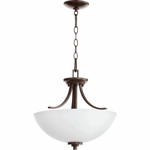 Quorum Reyes 3-LT Dual Mount - Oiled Bronze - 2760-16-86