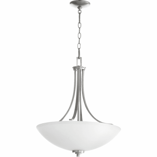 Quorum Reyes 4-LT Pendant - Classic Nickel - 8060-4-64