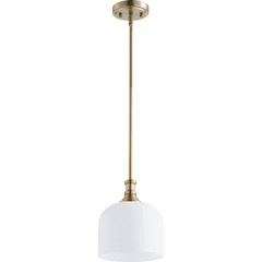 Quorum Richmond 1-LT Pendant - Aged Brass - 3911-80