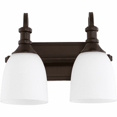 Quorum Richmond 2-LT Vanity - Oiled Bronze - 5011-2-86