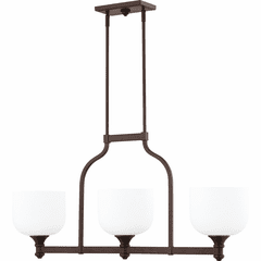 Quorum Richmond 3-LT Up Island Light - Oiled Bronze - 6911-3-186