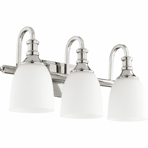 Quorum Richmond 3-LT Vanity - Polished Nickel - 5011-3-62