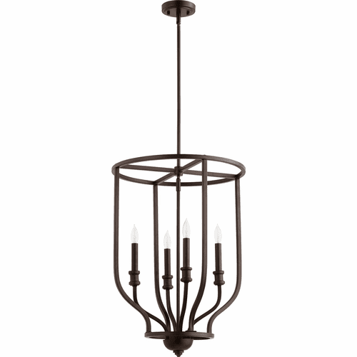 Quorum Richmond 4-LT Entry Light - Oiled Bronze - 6711-4-86