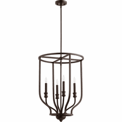 Quorum Richmond 4-LT Entry Light - Oiled Bronze - 6711-4-86