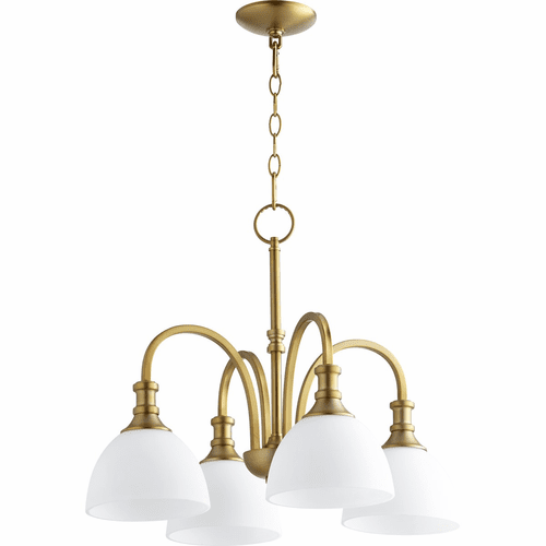 Quorum Richmond 4-LT Nook Light - Aged Brass - 6211-4-80