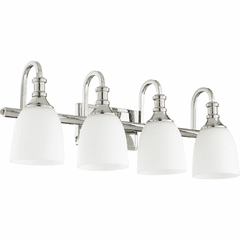 Quorum Richmond 4-LT Vanity - Polished Nickel - 5011-4-62
