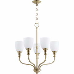 Quorum Richmond 5-LT Chandelier - Aged Brass - 6811-5-80