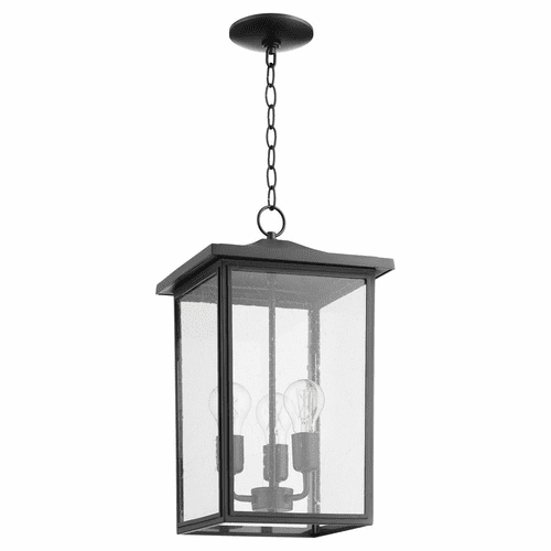 Quorum Riverside 11" 3-LT Pendant - Noir  - 723-11-69