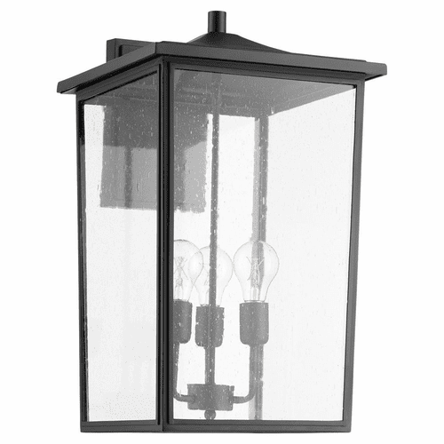 Quorum Riverside 13" 3-LT Outdoor Wall Lantern - Noir  - 722-13-69