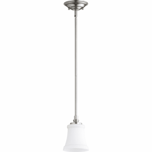 Quorum Rossington 1-LT Pendant - Satin Nickel - 3122-65