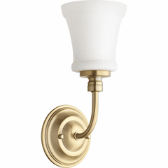 Quorum Rossington 1-LT Wall Mount - Aged Brass - 5522-1-80