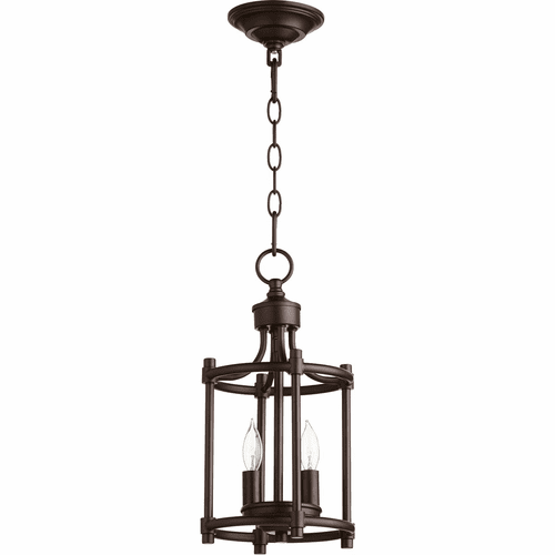 Quorum Rossington 2-LT Entry Light - Oiled Bronze - 6822-2-86