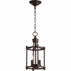 Quorum Rossington 2-LT Entry Light - Oiled Bronze - 6822-2-86