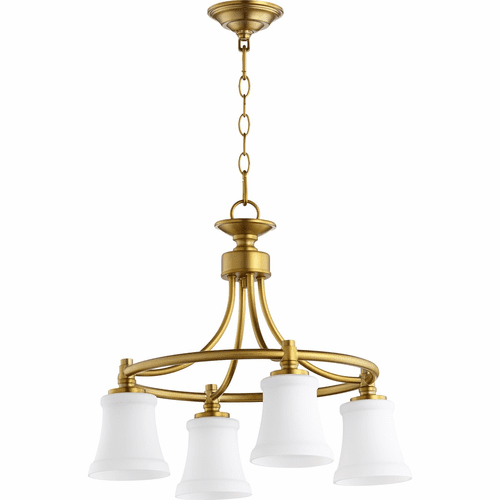 Quorum Rossington 4-LT Nook Light - Aged Brass - 6422-4-80