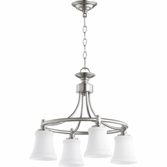 Quorum Rossington 4-LT Nook Light - Satin Nickel - 6422-4-65 Quorum Rossington 4-LT Nook Light - Satin Nickel - 6422-4-65
