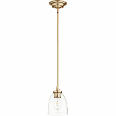 Quorum Rossington Crl/Sd Pendant - Aged Brass W/ Clear/Seeded - 3122-280 Quorum Rossington Crl/Sd Pendant - Aged Brass W/ Clear/Seeded - 3122-280