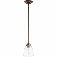Quorum Rossington Pendant - Oiled Bronze W/ Clear/Seeded - 3122-286 Quorum Rossington Pendant - Oiled Bronze W/ Clear/Seeded - 3122-286