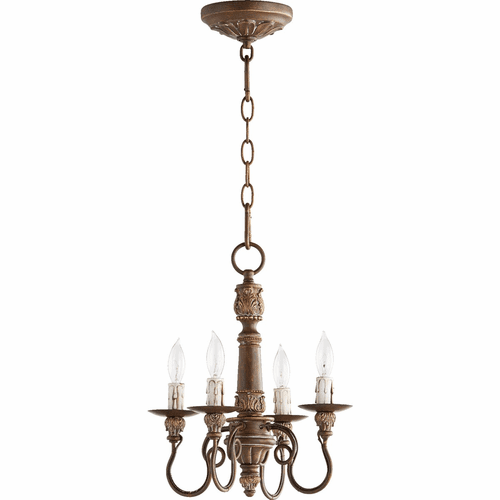 Quorum Salento 13" 4-LT Chandelier - Vintage Copper - 6006-4-39