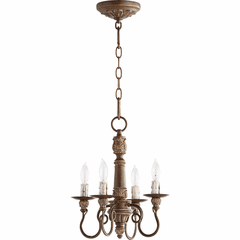 Quorum Salento 13" 4-LT Chandelier - Vintage Copper - 6006-4-39