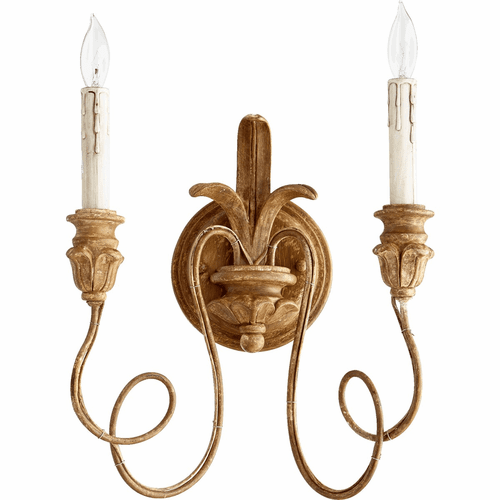 Quorum Salento 2-LT Wall Mount - French Umber - 5306-2-94