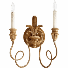 Quorum Salento 2-LT Wall Mount - French Umber - 5306-2-94
