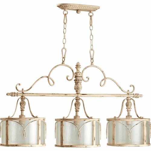 Quorum Salento 3-LT Island Light - Persian White - 6506-3-70