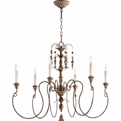 Quorum Salento 32" 6-LT Chandelier - Vintage Copper - 6006-6-39 Quorum Salento 32" 6-LT Chandelier - Vintage Copper - 6006-6-39