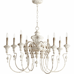 Quorum Salento 8-LT Chandelier - Persian White - 6006-8-70