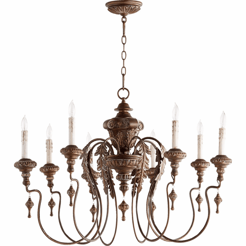 Quorum Salento 8-LT Chandelier - Vintage Copper - 6006-8-39