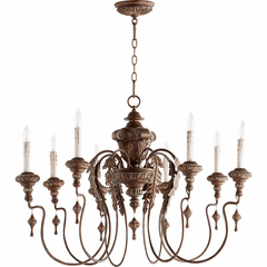 Quorum Salento 8-LT Chandelier - Vintage Copper - 6006-8-39