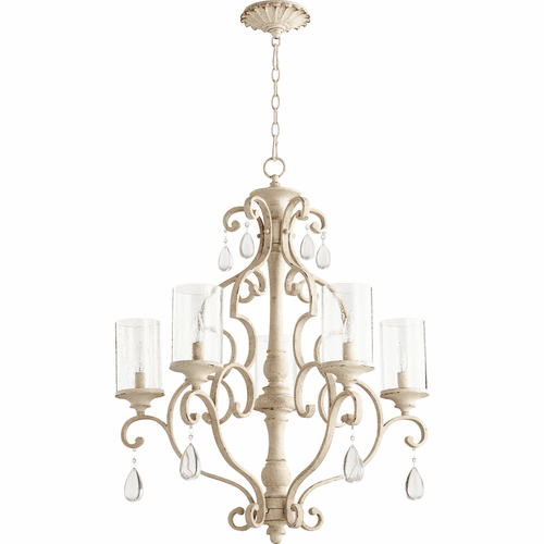 Quorum San Miguel 5-LT Chandelier - Persian White - 6073-5-70