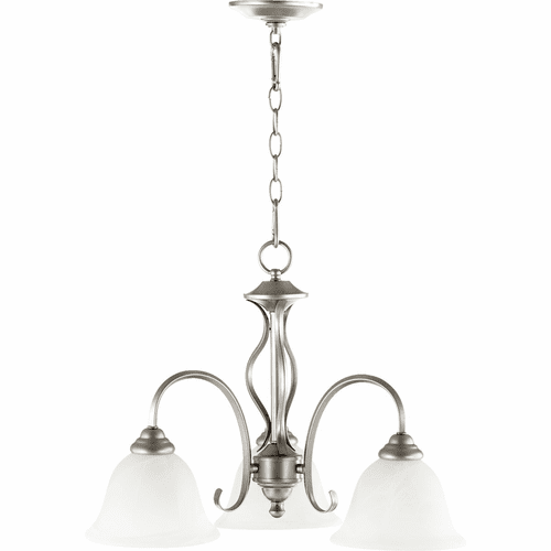 Quorum Spencer 3-LT Nook Light - Classic Nickel - 6410-3-64