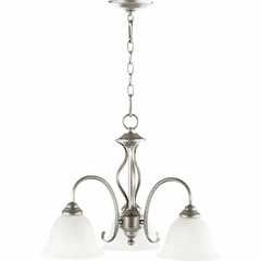 Quorum Spencer 3-LT Nook Light - Classic Nickel - 6410-3-64