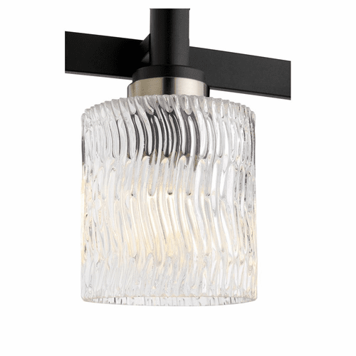 Quorum Stadium 4-LT Bath Vanity Light - Noir  - 5184-4-69