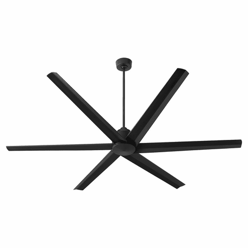 Quorum Titus 80" 6-Blade LED Ceiling Fan - Matte Black  - 20806-59