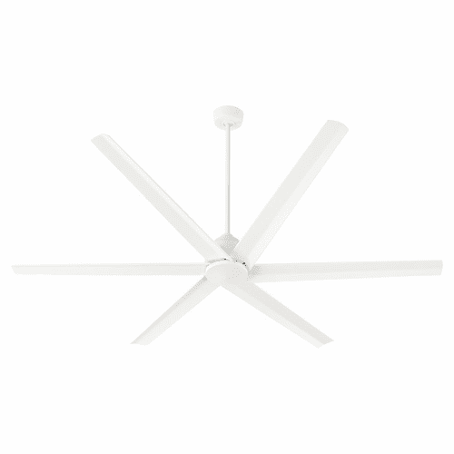 Quorum Titus 80" 6-Blade LED Ceiling Fan - Studio White  - 20806-8