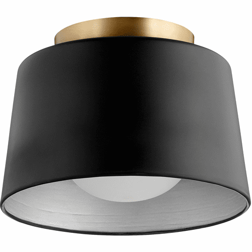 Quorum Trapeze 11" Flushmount - Noir - 3003-11-69