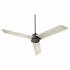 Quorum Trio 60" 3-Blade Ceiling Fan - Noir  - 35603-69